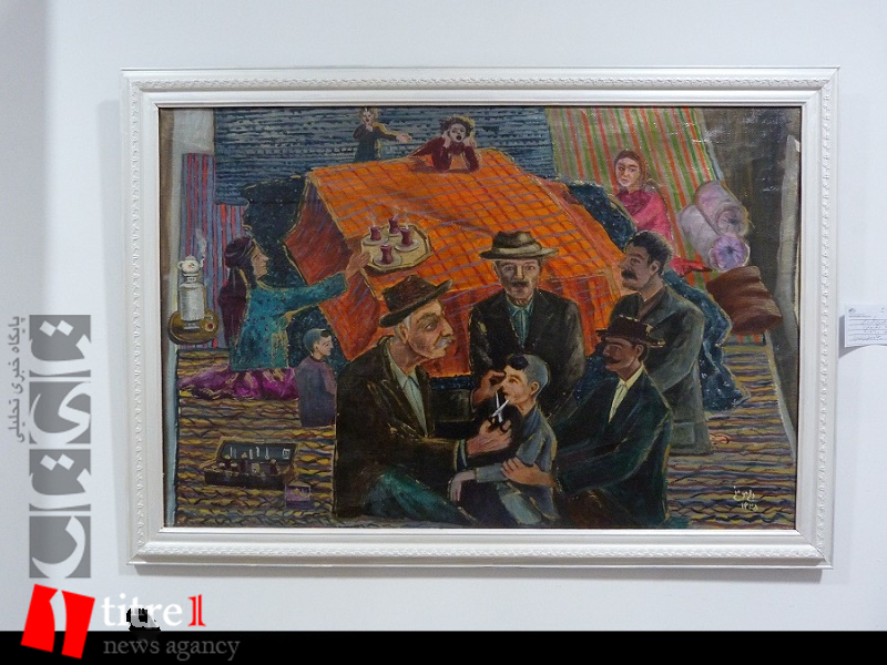 نمایشگاه آثار نقاشی «ولی‌جان مؤمن» در کرج