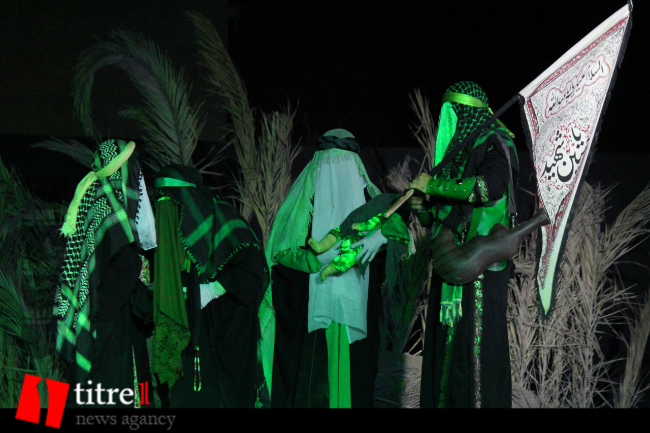 نمایش مذهبی در امامزاده محمد (ع) کرج برگزار شد + تصاویر