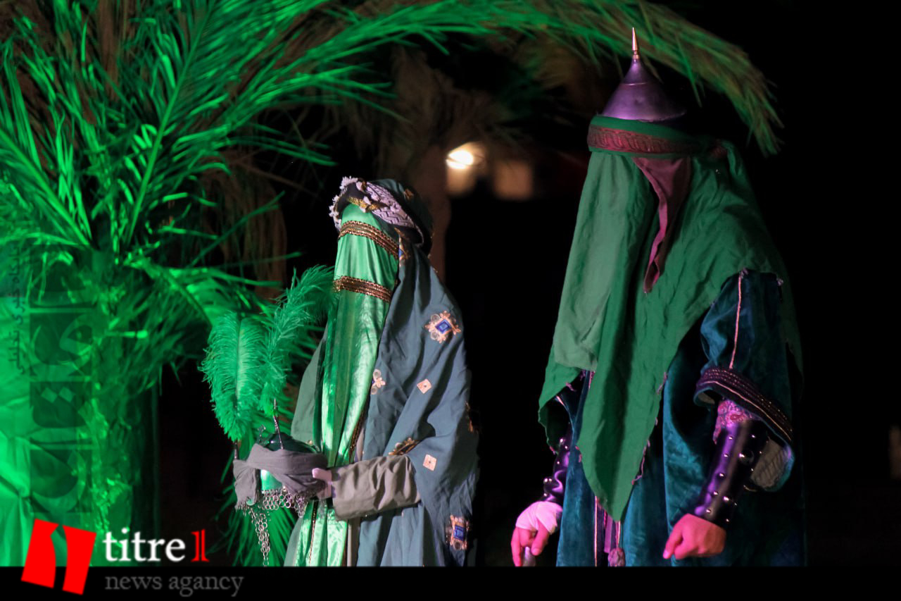 نمایش مذهبی در امامزاده محمد (ع) کرج برگزار شد + تصاویر