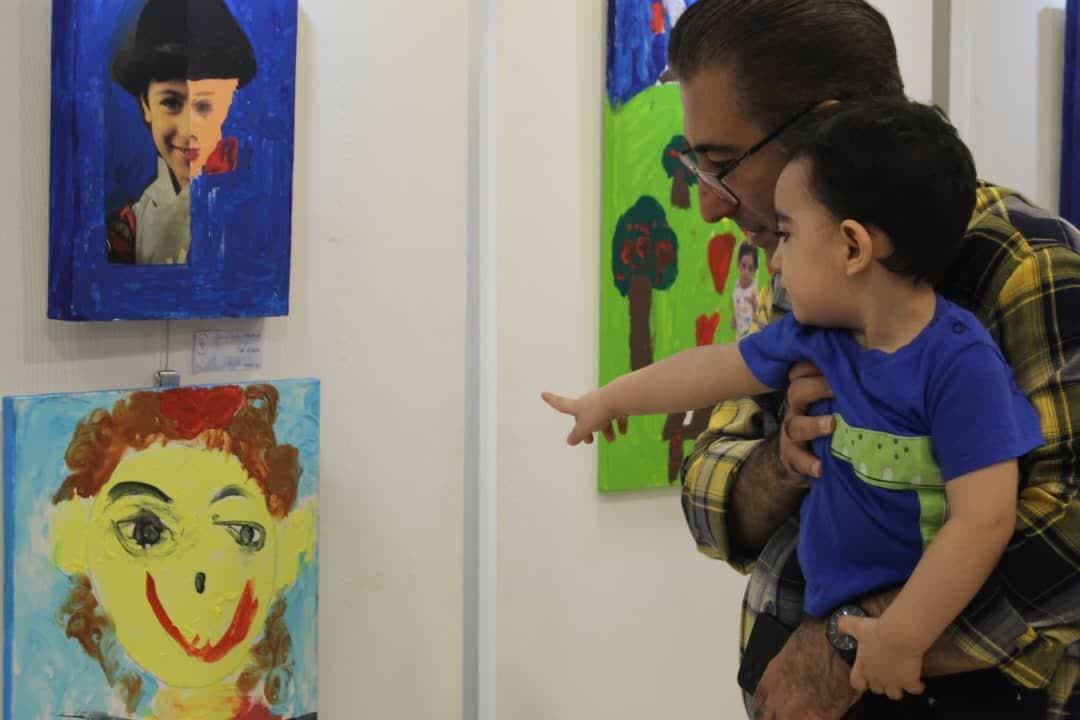 نمایشگاه گروهی نقاشی «بازتاب» در کرج برگزار شد + تصاویر