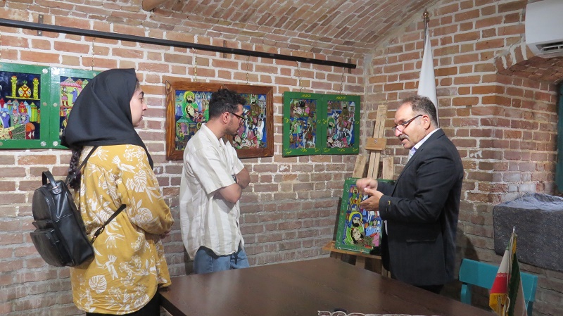 نمایشگاه شمایل‌نگاری در کرج افتتاح شد + تصاویر