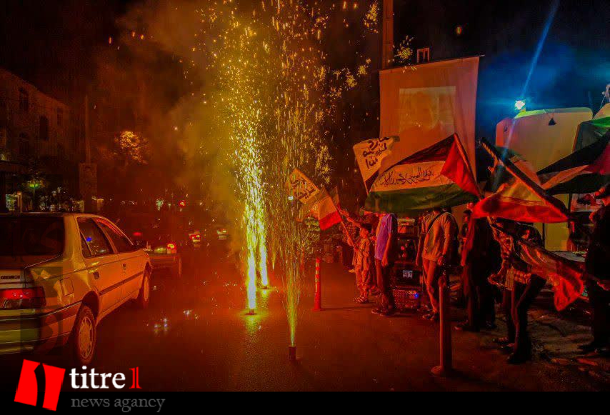 تجمع شکرانه پیروزی فلسطین در کرج