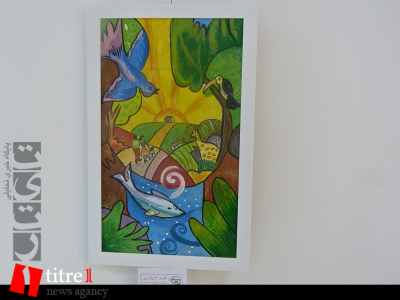 نمایشگاه گروهی نقاشی کودکان در کرج برگزار شد + تصاویر