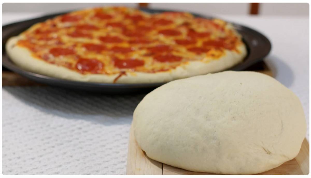 ترفند تهیه نان پیتزا با پف عالی