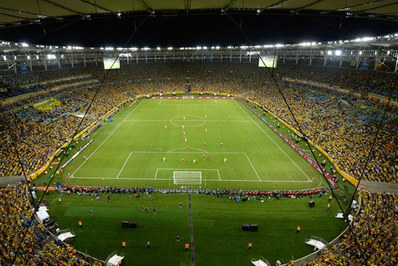 نمایی زیبا از ورزشگاه ماراکانا