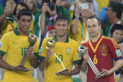 اینیستا، نیمار و پائولینیو نفرات اول تا سوم بهترین بازیکنان جام