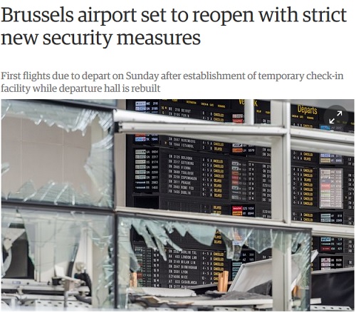بازگشایی فرودگاه بروکسل بعد از 12 روز تنش