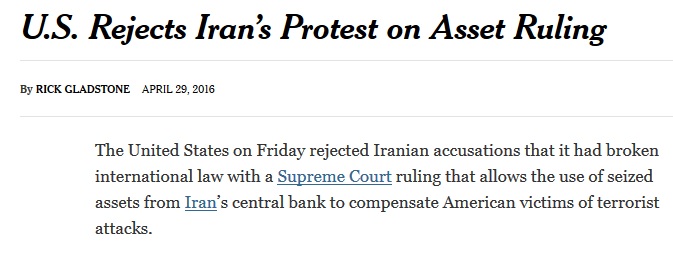 رد میانجیگری سازمان ملل در مورد دو میلیارد دلار پول بلوکه شده ایران توسط آمریکا
